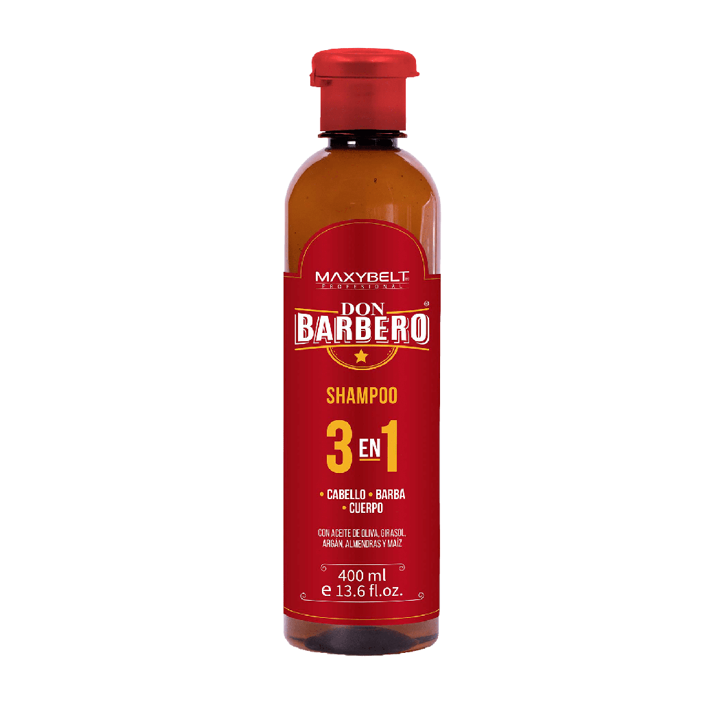 Shampoo 3 en 1 For Men 400ml Don Barbero