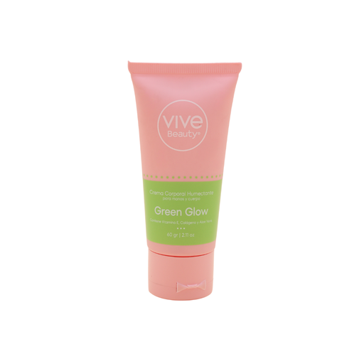 [12188-2] Mini Crema Humectante Green Glow *60gr* VIVE BEAUTY