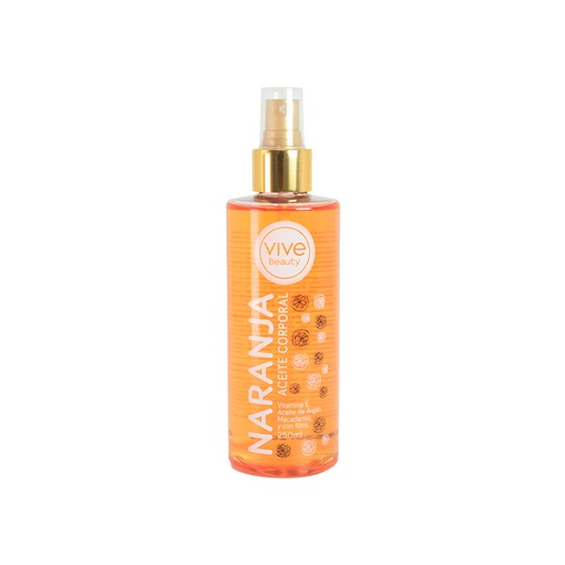 [10372-1] Aceite Corporal Naranja *250ml* VIVE BEAUTY