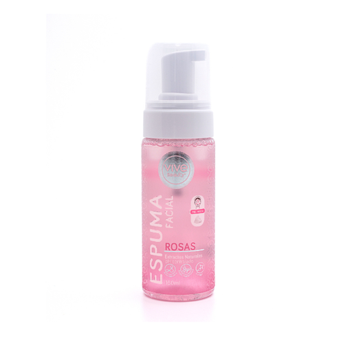 [10364-2] Espuma Facial Rosas *150ml* VIVE BEAUTY