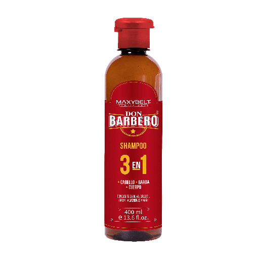 [08035281] SH.3 EN 1 FOR MEN*400ML DON BARBERO MAXY.