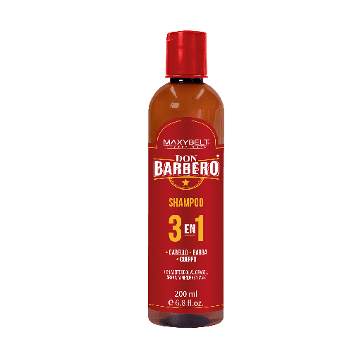 [08035280] SH.3 EN 1 FOR MEN*200ML DON BARBERO MAXY.